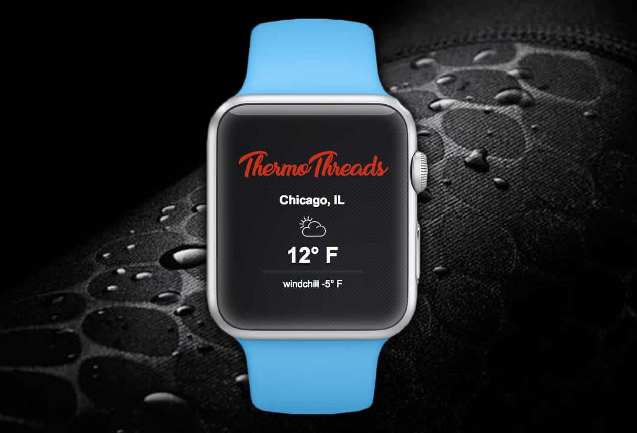 iWatch Prototype App for Thermothreads